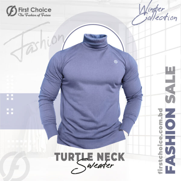 Men's Full Sleeve High Neck Winter Sweater